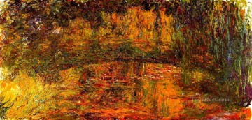 Flores Painting - El Puente Japonés 2 Claude Monet Impresionismo Flores